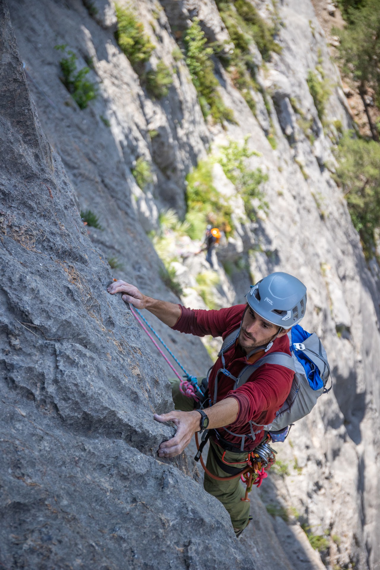Escalade en grande voie